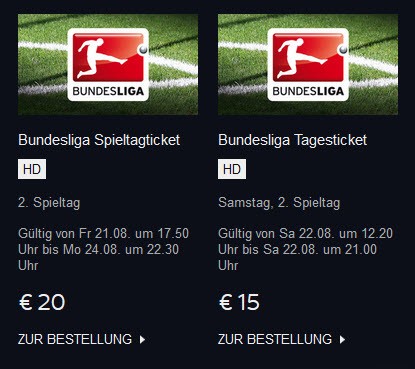 Sky Bundesliga Spieltagticket Und Tagesticket Buchen